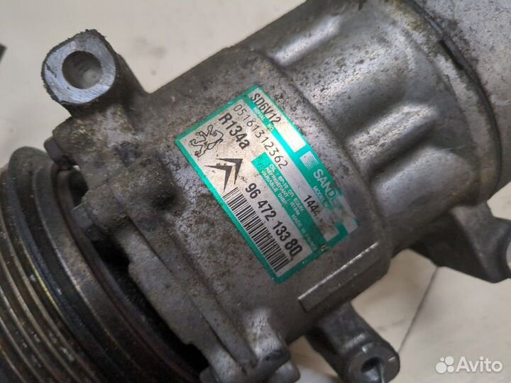 Компрессор кондиционера Peugeot 307, 2004