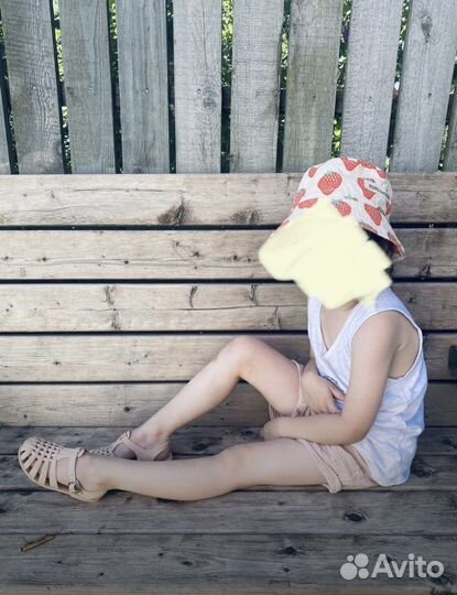 Резиновые сандалии для девочки р.27