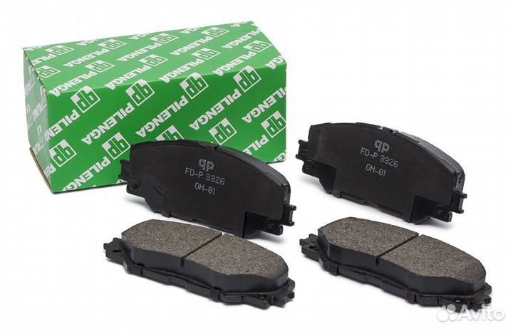 Колодки передние тормозные Toyota Corolla/Auris