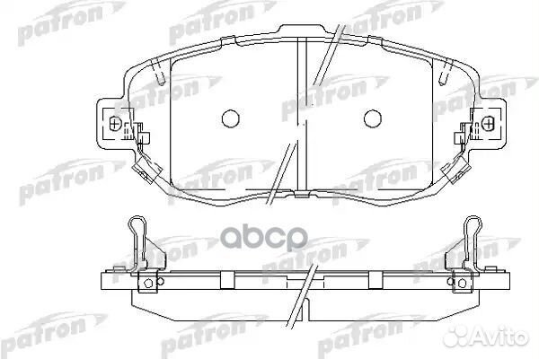 Колодки тормозные дисковые передн lexus: GS 05