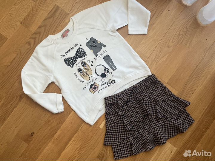 Одежда для девочки 116 next zara