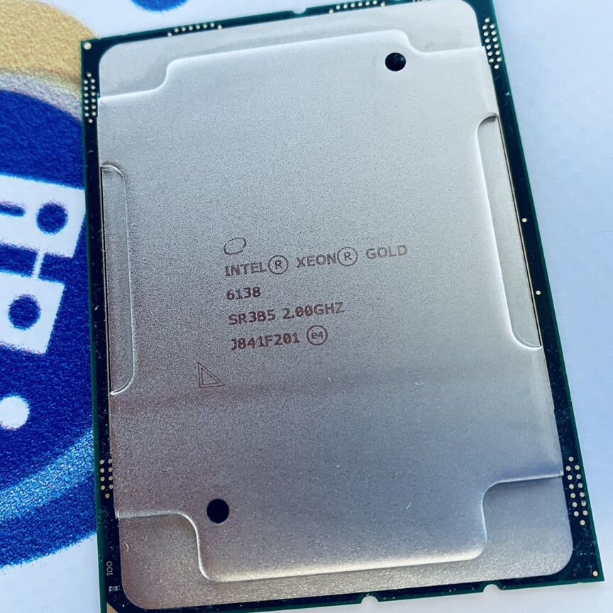 [SR3M1] Intel Xeon Gold 6138 20 Core 2.0-3.7 Ghz Sr3m1