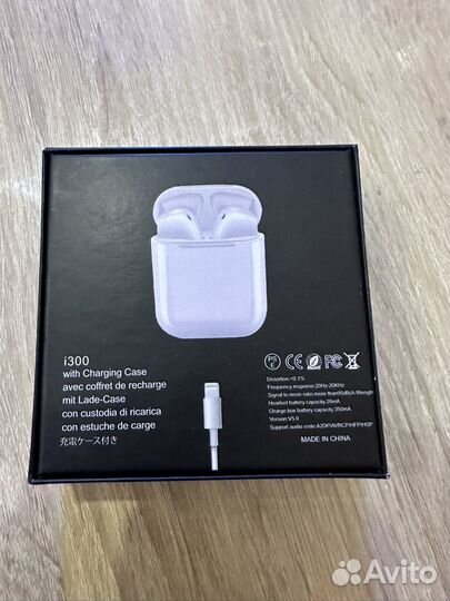 Наушники apple airpods 1/2 реплика