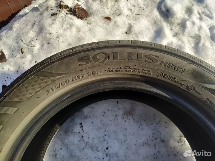 Kumho Solus HS63 215/60 R17 96H