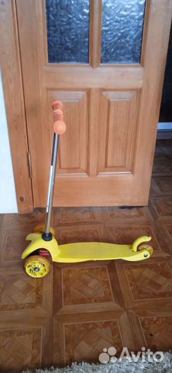 Самокат детский трехколесный бу
