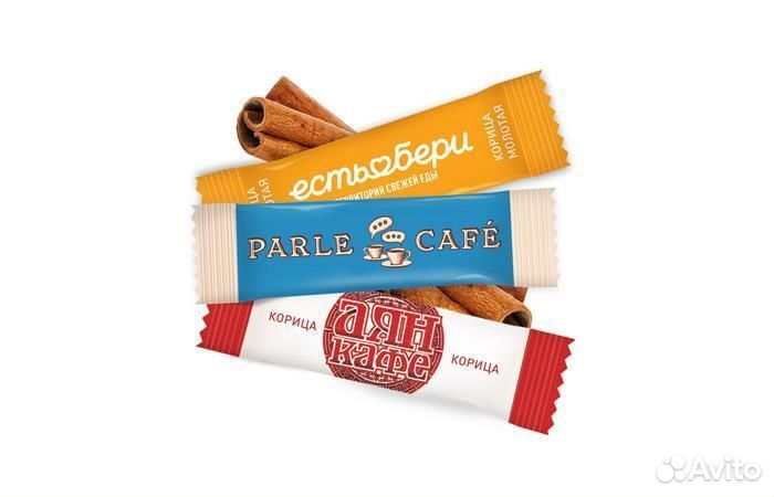 Порционная корица. Логотипом Вашей компании