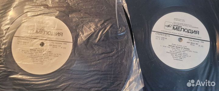 Пластинка виниловая СССР - pink floyd - 2 LP