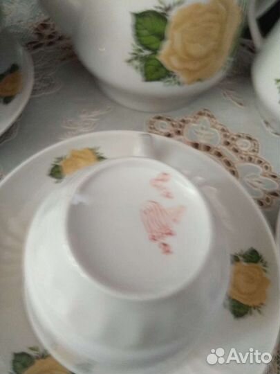 Чайный сервиз (Рига) СССР и остатки сервиза Вербил