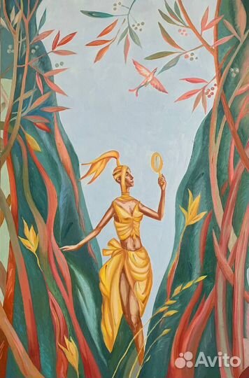 Картины 7 шт. «Философия танца» масло 90x60 см