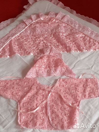 Конверт одеяло, на выписку, для девочки