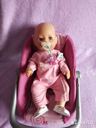 Кукольный игровой набор, кроватка, переноска