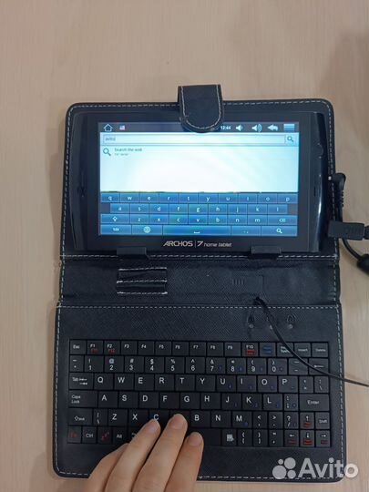 Планшет archos 7 home tablet с клавиатурой в чехле