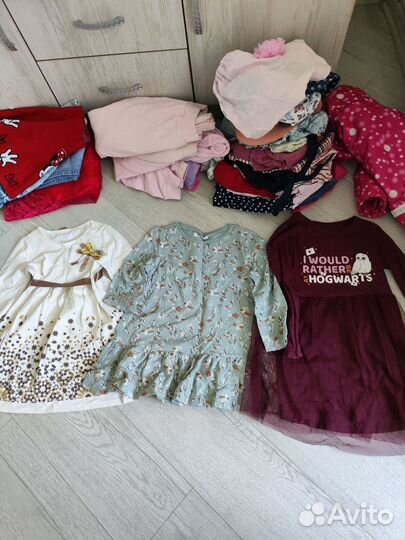 Вещи на девочку4-6 лет