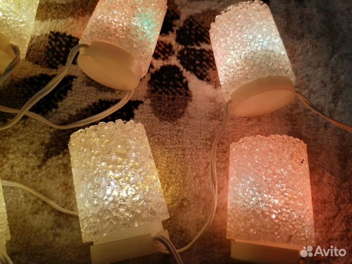 Елочная гирлянда (электрогирлянда) Маскарад, СССР