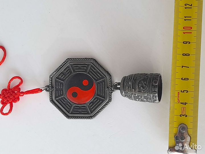 Колокольчик с зеркалом фен шуй