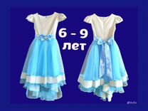Нарядное платье для девочки 6-9 лет