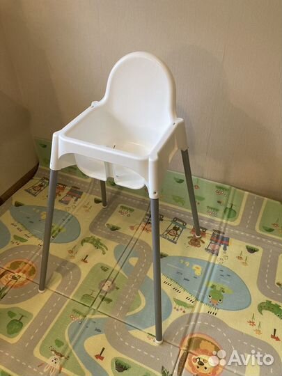 Детский стульчик для кормления IKEA со столиком