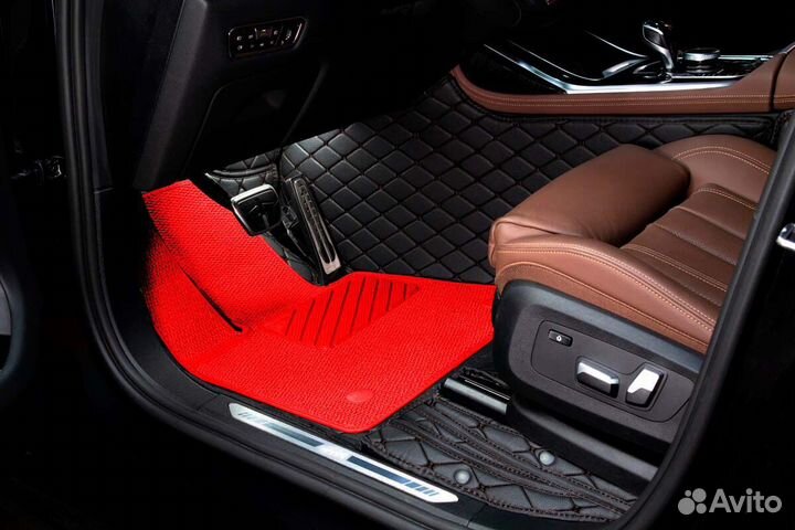 3D Коврики Audi A6 из Экокожи