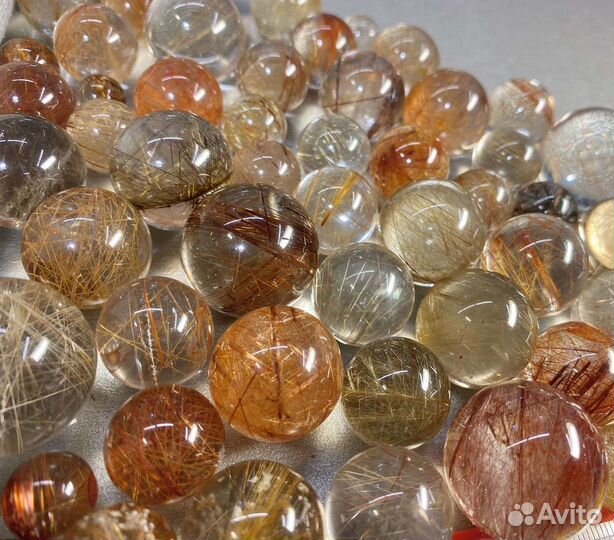 Рутиловый кварц шары