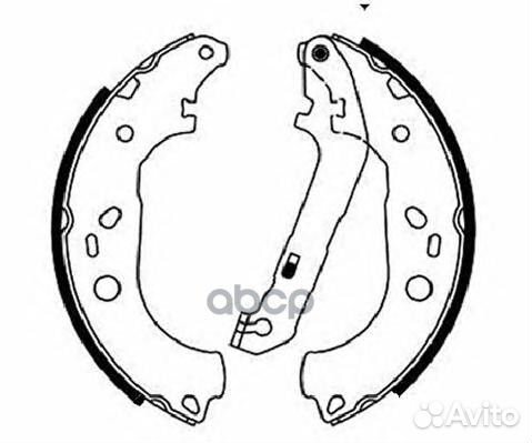 Колодки торм.бараб.228x42 FSB687 Ferodo