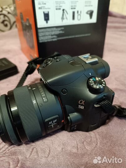 Цифровой зеркальный фотоаппарат Sony Alpha SLT-A58