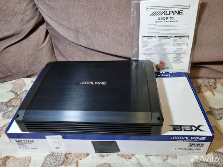 Усилитель 4 канальный Alpine BBX-F1200