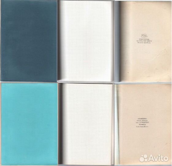 Общие и школьные тетради 