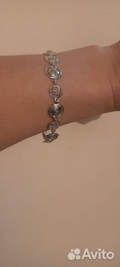 Браслет серебро женский