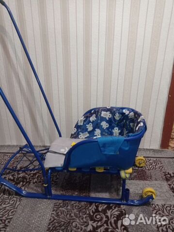 Детские санки коляска бу