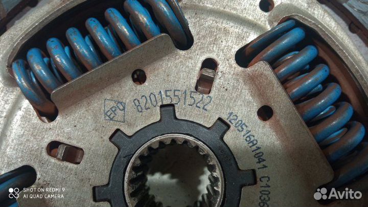 Диск сцепления Renault Duster F4RA400 2013