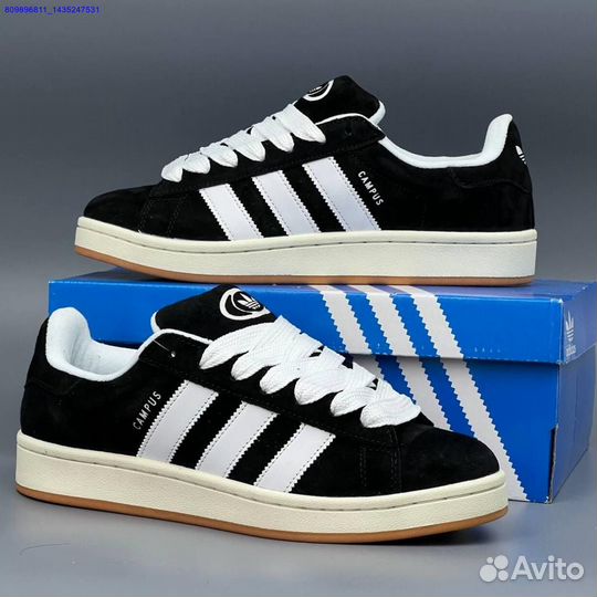 Кроссовки Adidas Campus 00 Black (Арт.95014)