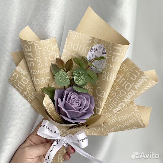 Букет цветов из мыла ручной работы