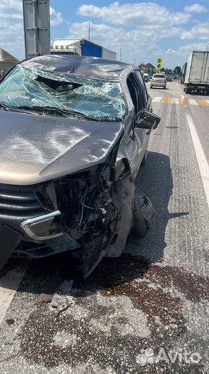 LADA Granta 1.6 AT, 2020, битый, 50 000 км