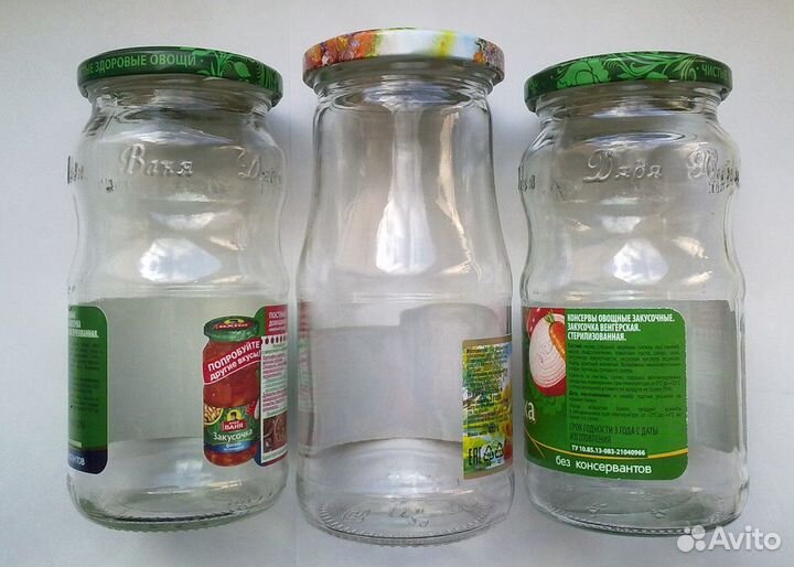 Банки стеклянные с крышкой