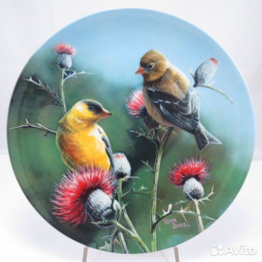 Тарелки серии Британская Энциклопедия. Птицы сада