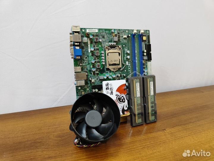 Материнская плата 1155+i5-2320+DDR3-8Gb+SSD+Кулер