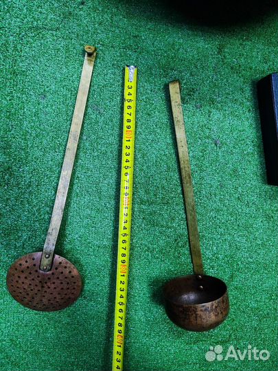 Набор для кухни старинный медный. Европа