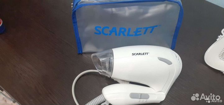Складной, дорожный фен scarlett