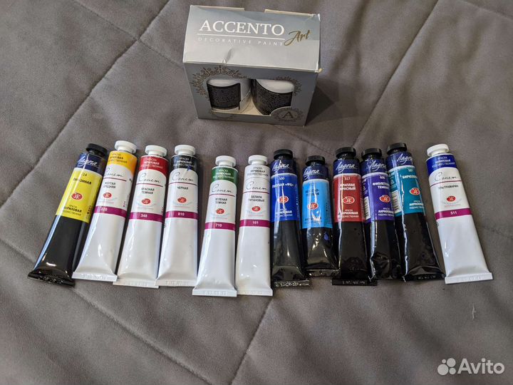 Акриловые краски для рисования, 46 мл