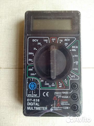 Мультиметр DT-838