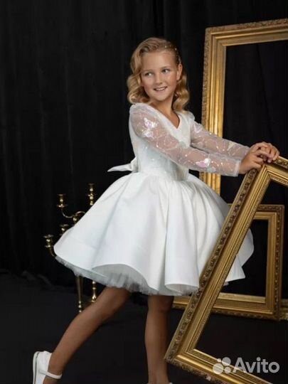 Платье для девочки 128-134