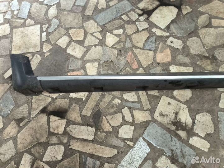 Рено Дастер duster Накладка на порог левый