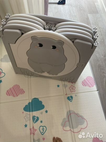 Детский игровой манеж пластик