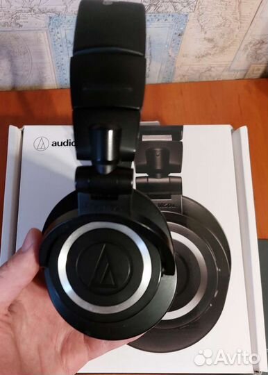 Беспроводные наушники audio technica ATH-M50xBT2