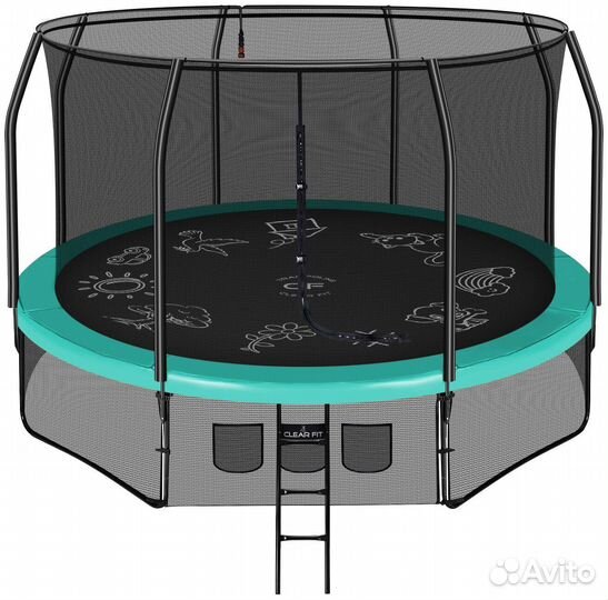 Батут Clear Fit FamilyHop 12ft
