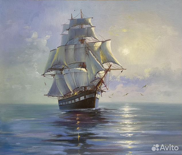 Корабли 50х60см