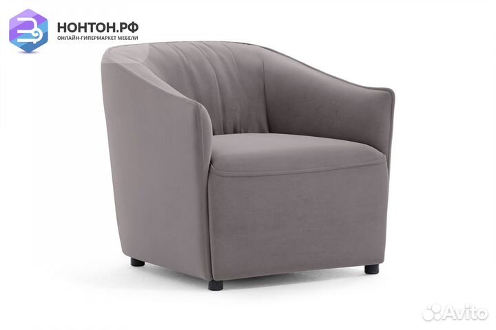 Кресло Флэш светло-серое