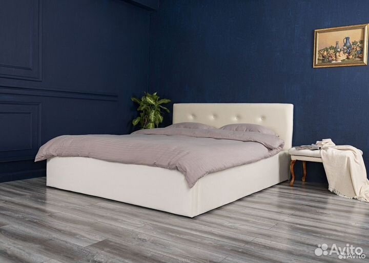 Кровать 200 на 200 с матрасом Роза