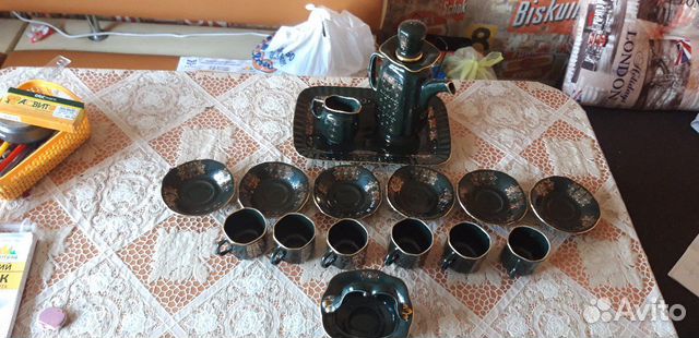 Фарфоровый новый сервиз