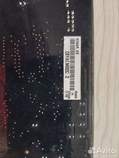 Внутренняя звуковая карта asus Xonar DG